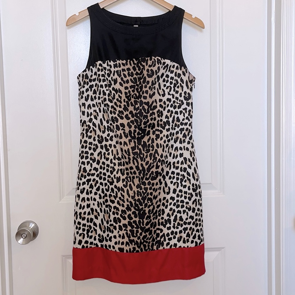 White House Black Market Cheetah Dress